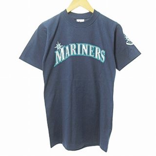 マジェスティック(Majestic)のマジェスティック Tシャツ カットソー 半袖 マリナーズ イチロー 51 紺 S(Tシャツ/カットソー(半袖/袖なし))