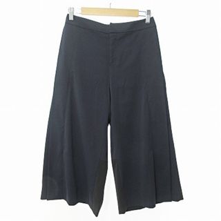 【美品】ADORE　ガウチョパンツ　コットンナイロン　ネイビー　サイズ36