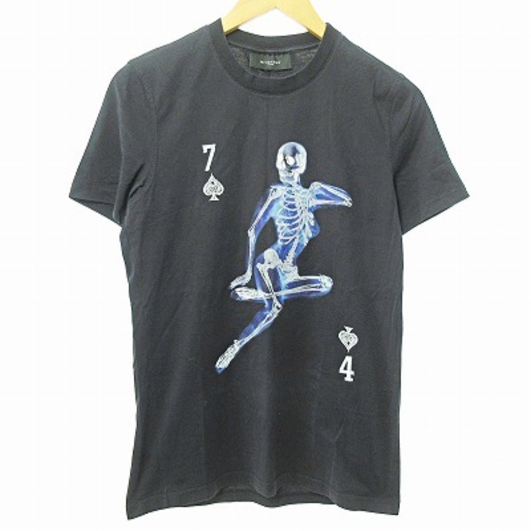 GIVENCHY(ジバンシィ)のジバンシィ 12SS Tシャツ スカル プリント カットソー 半袖 髑髏 XXS レディースのトップス(Tシャツ(半袖/袖なし))の商品写真