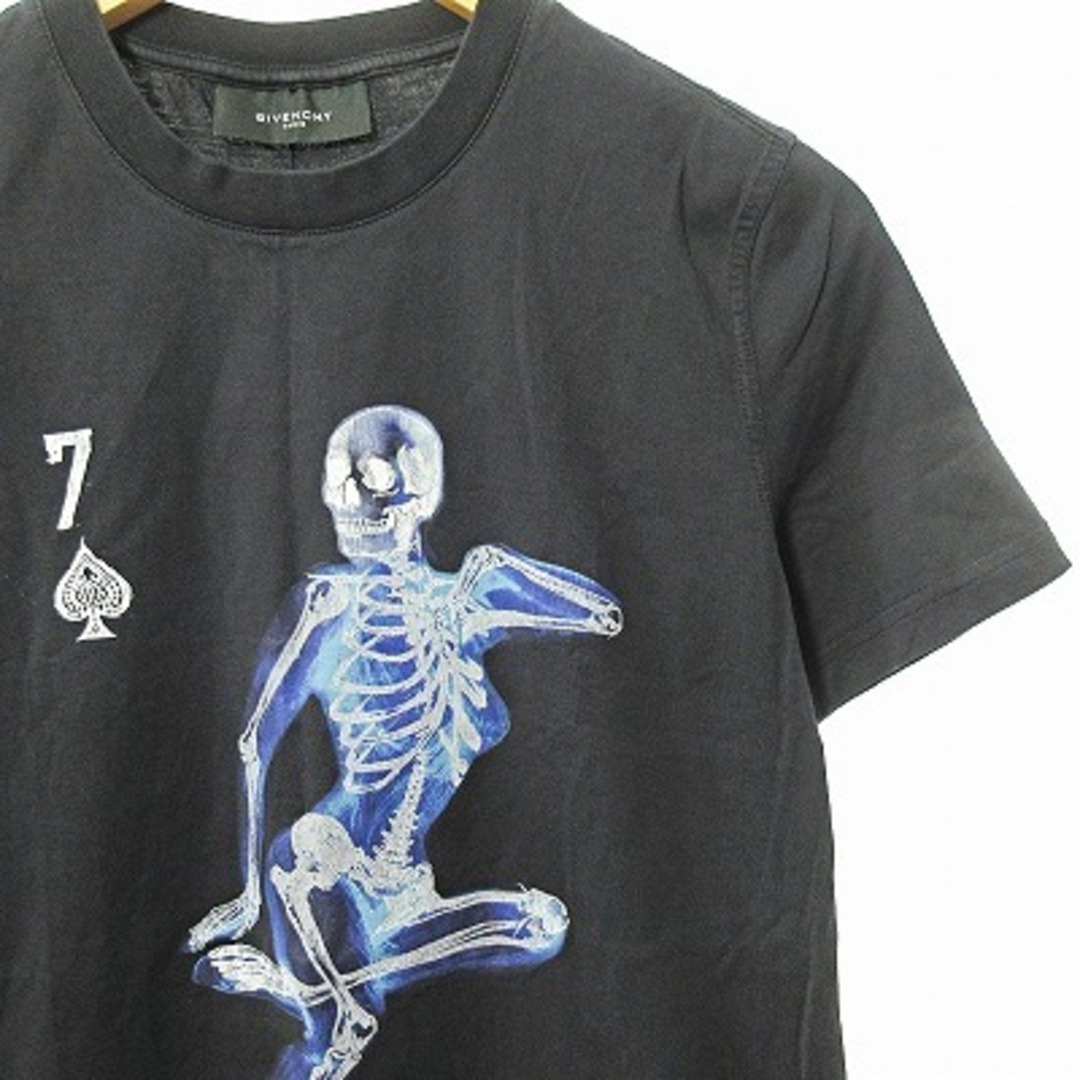 GIVENCHY(ジバンシィ)のジバンシィ 12SS Tシャツ スカル プリント カットソー 半袖 髑髏 XXS レディースのトップス(Tシャツ(半袖/袖なし))の商品写真