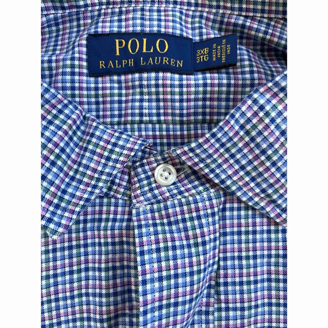 Ralph Lauren(ラルフローレン)のタグ付き新品！Ralph Lauren マルチカラー　チェック　シャツ　3XL メンズのトップス(シャツ)の商品写真