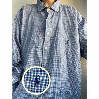 ラルフローレン(Ralph Lauren)のタグ付き新品！Ralph Lauren マルチカラー　チェック　シャツ　3XL(シャツ)