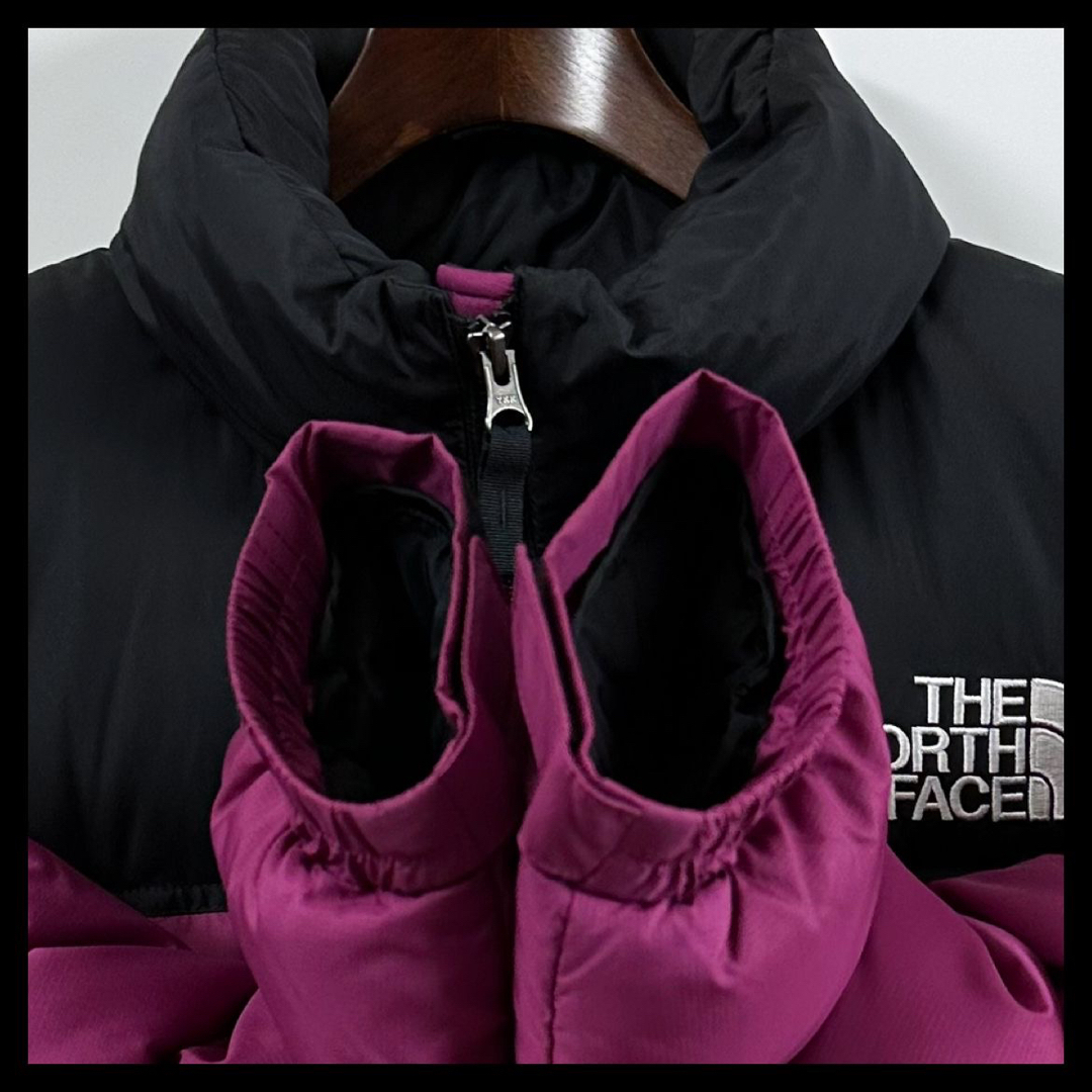 THE NORTH FACE(ザノースフェイス)のTHE NORTH FACE ノースフェイス ヌプシ ダウンジャケット 紫 美品 レディースのジャケット/アウター(ダウンジャケット)の商品写真