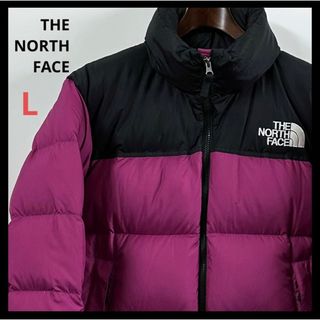 ザノースフェイス(THE NORTH FACE)のTHE NORTH FACE ノースフェイス ヌプシ ダウンジャケット 紫 美品(ダウンジャケット)