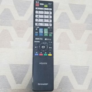 アクオス(AQUOS)の40.シャープテレビリモコン　GB077WJSA(その他)