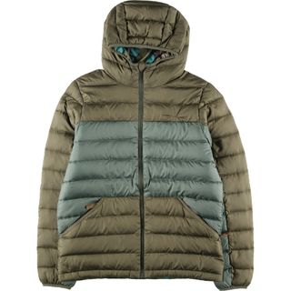 パタゴニア(patagonia)の古着 18年製 パタゴニア Patagonia 68335FA18 迷彩柄 リバーシブル ダウンパーカー パファージャケット レディースM /eaa406700(ダウンジャケット)