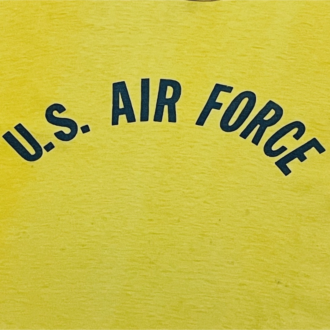 60s VTG US AIR FORCE LOGO PRINTED TEE 希少 メンズのトップス(Tシャツ/カットソー(半袖/袖なし))の商品写真