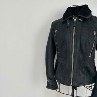 BURBERRY BRIT バーバリーブリット レザージャケット ブラック