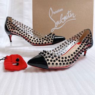 Louboutin ルブタン スパイクスタッズ　パンプス　ハイヒール　24.5㎝