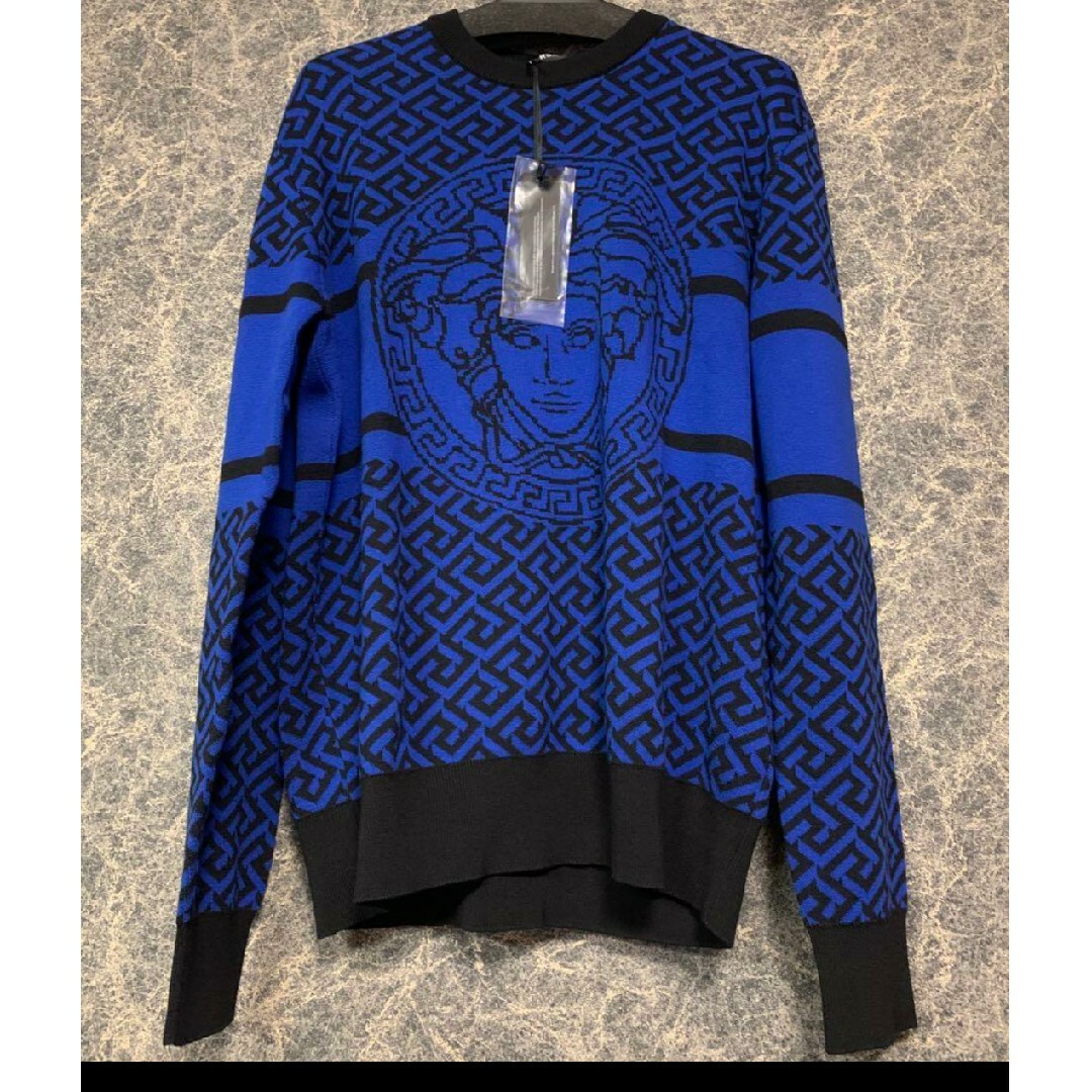 VERSACE - Versace セーター ブルー メドューサ size50の通販 by 