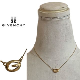 ジバンシィ(GIVENCHY)のGIVENCHY PARIS VINTAGE 80s Gロゴ チェーンネックレス(ネックレス)