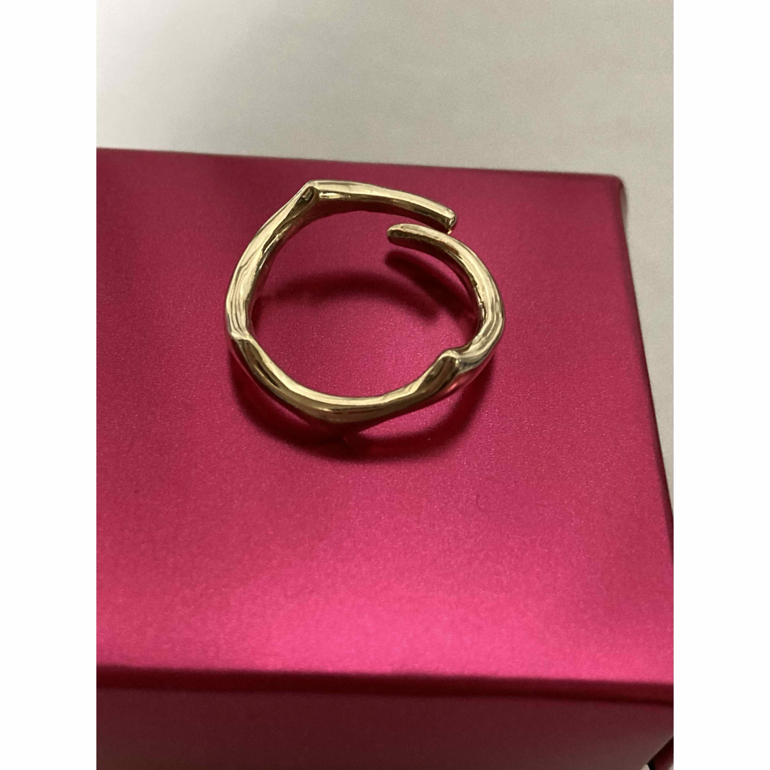 KAORU(カオル)の美品　カオル　kaoru ローズ リング S  K10 ピンクゴールド レディースのアクセサリー(リング(指輪))の商品写真