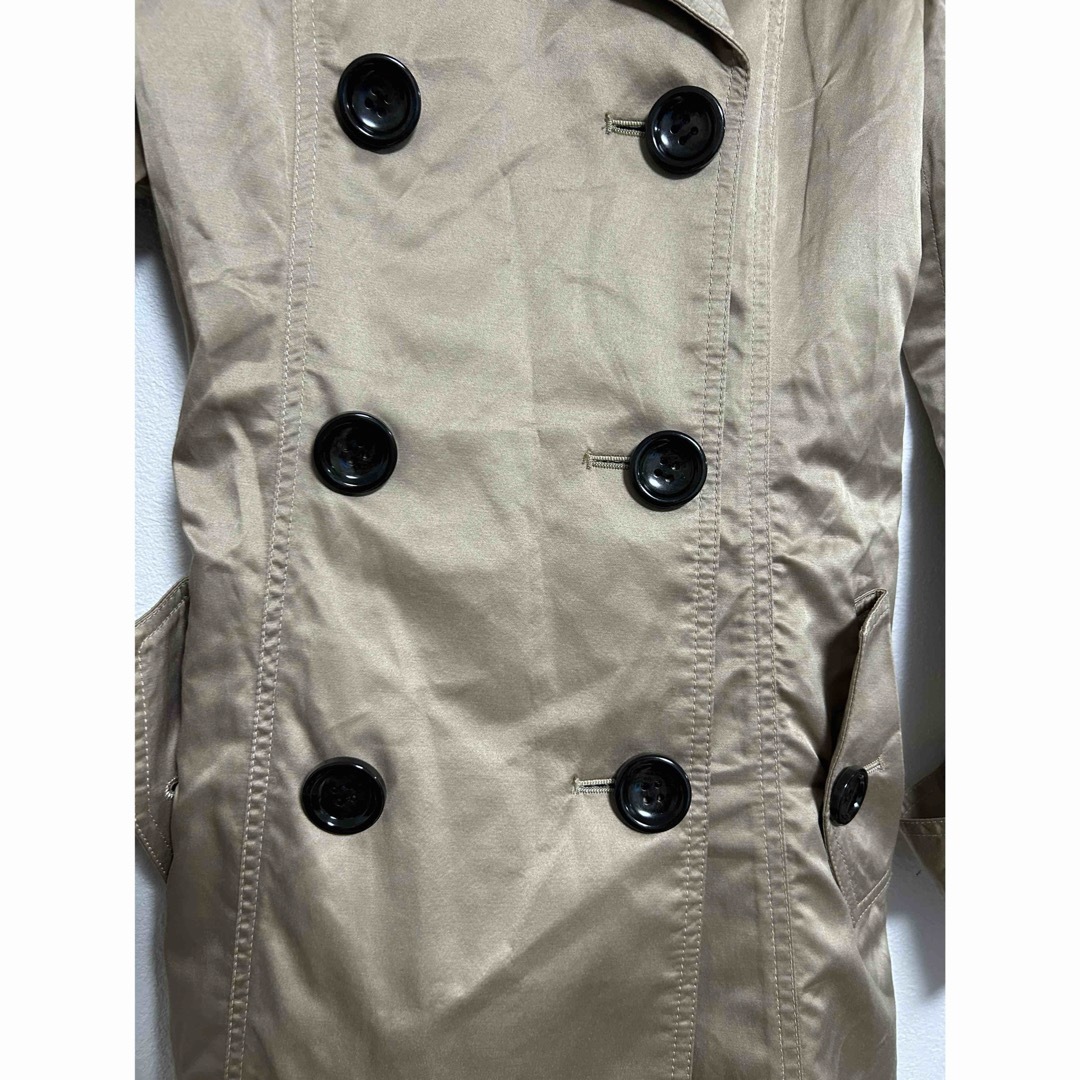 美品　サイズL  WEASEL-MOAT  トレンチコート　アウター レディースのジャケット/アウター(トレンチコート)の商品写真