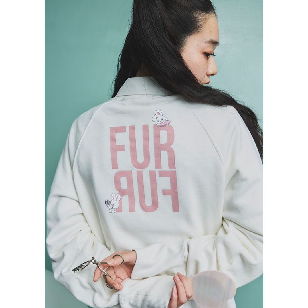 fur fur - FURFUR × foxy illustrations ロゴスウェットの通販 fur fur - FURFUR × foxy illustrations ロゴスウェットの通販
