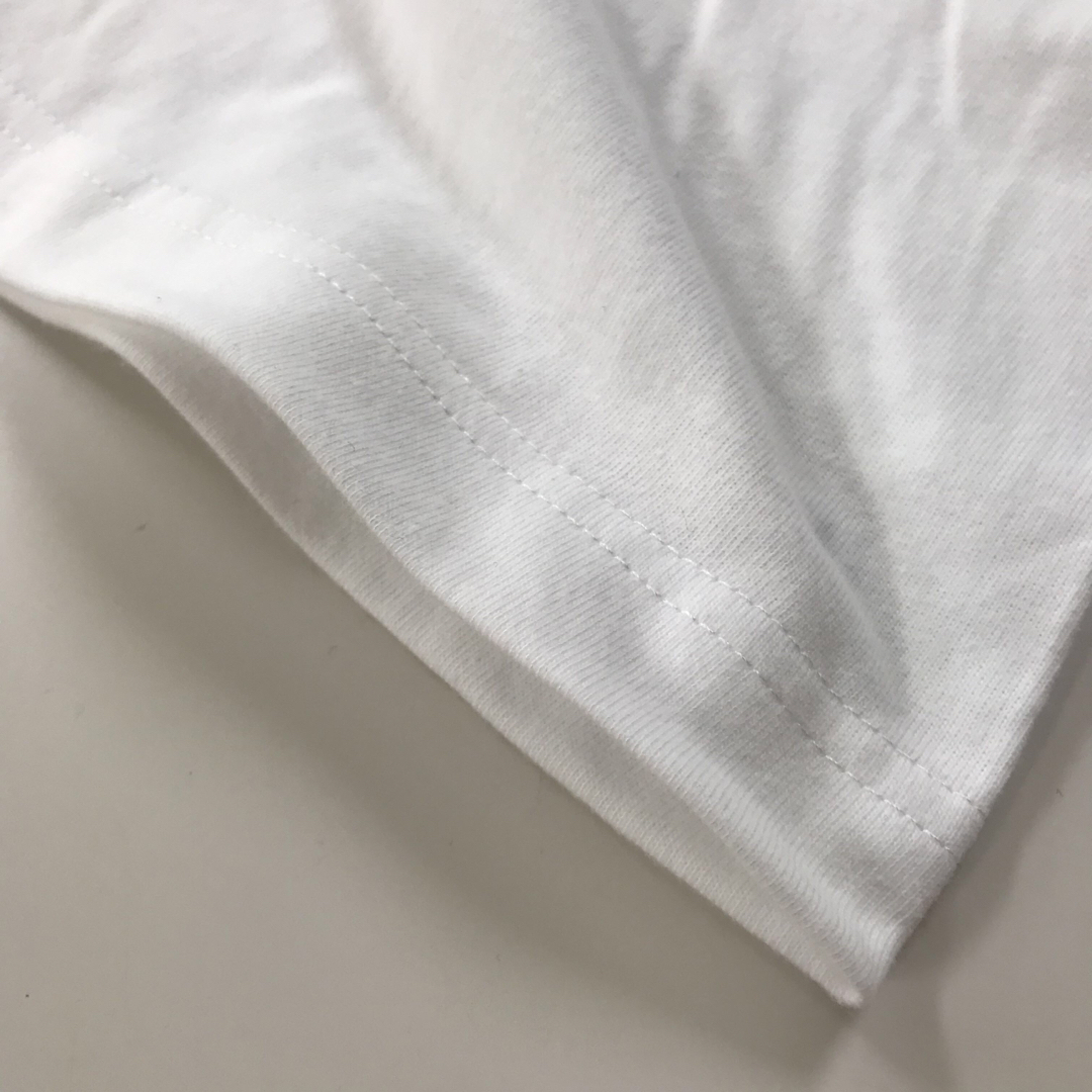 UnitedAthle(ユナイテッドアスレ)のTシャツ 長袖 5.6オンス 1.6インチリブ付き【5011-01】M ホワイト メンズのトップス(Tシャツ/カットソー(七分/長袖))の商品写真