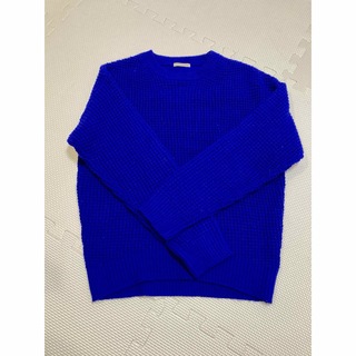ジーユー(GU)のセーター　S    ブルー(ニット/セーター)