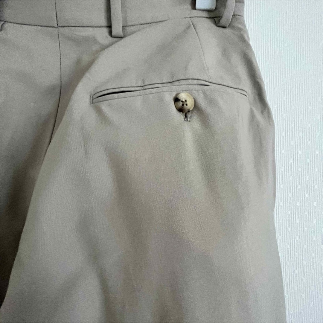 E. TAUTZ(イートウツ)のE.TAUTZ × EDIFICE PLEATED TERRY TROUSERS メンズのパンツ(スラックス)の商品写真