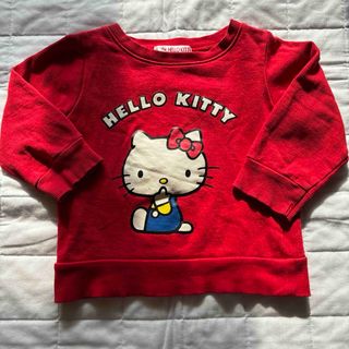 ハローキティ(ハローキティ)のキティちゃんトレーナー95cm ベビートレーナー(Tシャツ/カットソー)