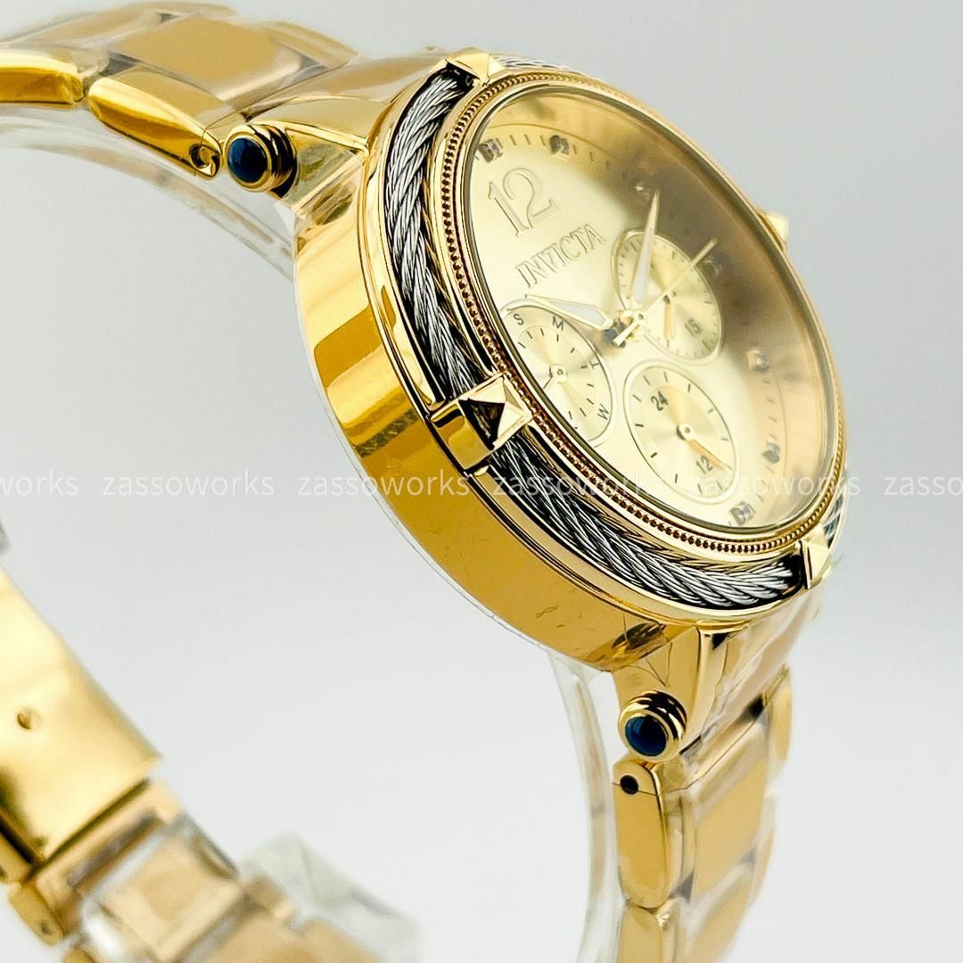 INVICTA(インビクタ)のAB00 インビクタ ボルト レディースブランド腕時計 ゴールド 匿名配送 レディースのファッション小物(腕時計)の商品写真