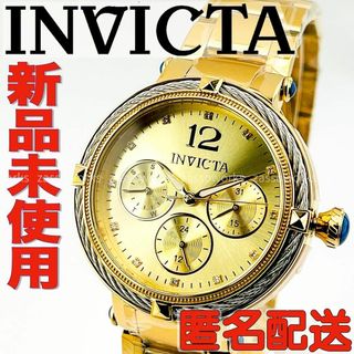 インビクタ(INVICTA)のAB00 インビクタ ボルト レディースブランド腕時計 ゴールド 匿名配送(腕時計)