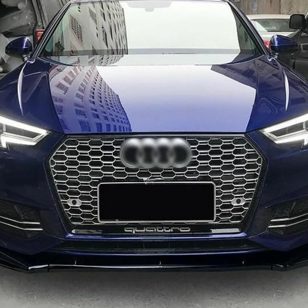 【カーボン】アウディ A4 フロントリップスポイラー Audi エアロカナード