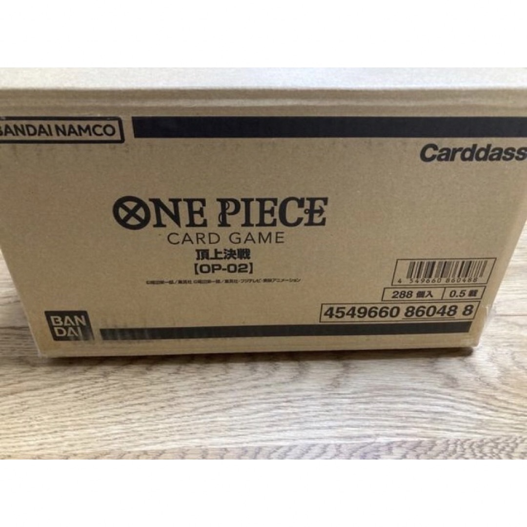 Box/デッキ/パック【早い者勝ち】ONE PIECE カードゲーム 頂上決戦 カートン 6box