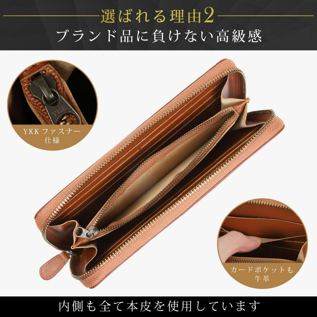 通販の人気商品 [mumyong] 財布 メンズ 長財布 本革 男性 シンプル