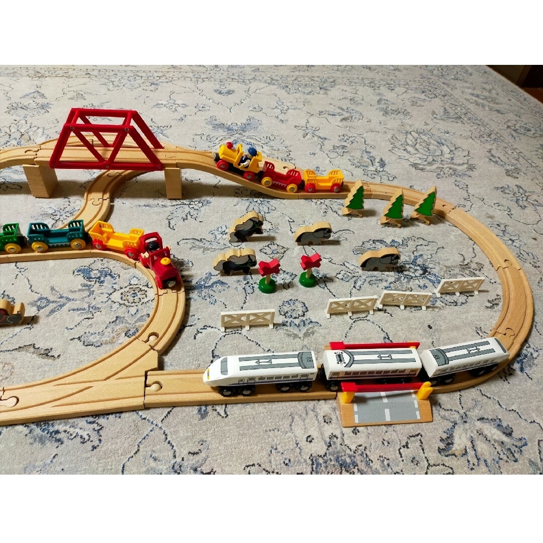 BRIO(ブリオ)のbrio ブリオ　木製レールセット キッズ/ベビー/マタニティのおもちゃ(電車のおもちゃ/車)の商品写真