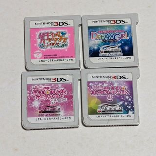 ニンテンドー3DS(ニンテンドー3DS)の3DS　女の子向け　4本セット(携帯用ゲームソフト)