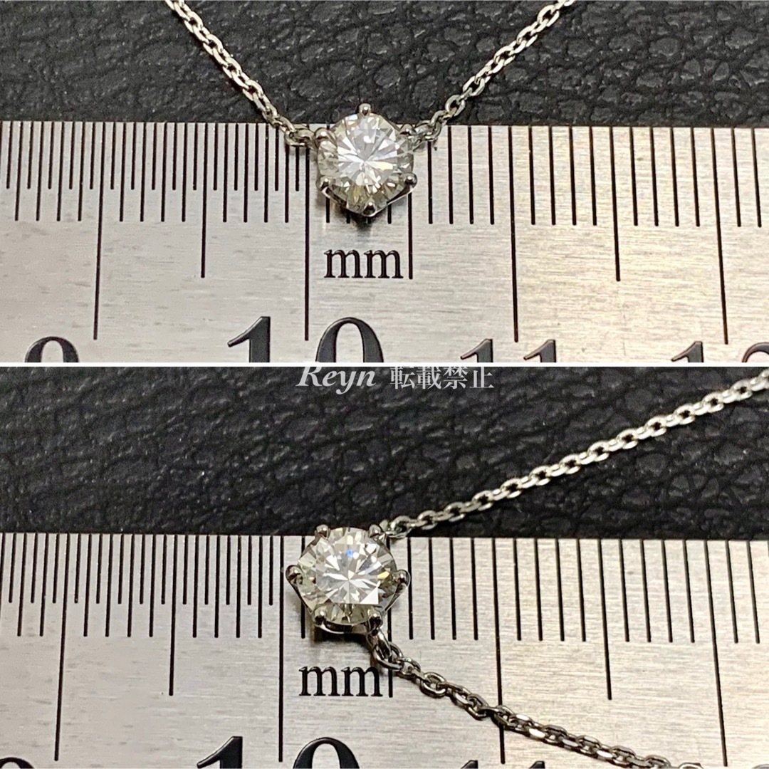 4℃(ヨンドシー)の[新品仕上済] 4℃ プラチナ ダイヤモンド 0.358ct 一粒 ネックレス レディースのアクセサリー(ネックレス)の商品写真