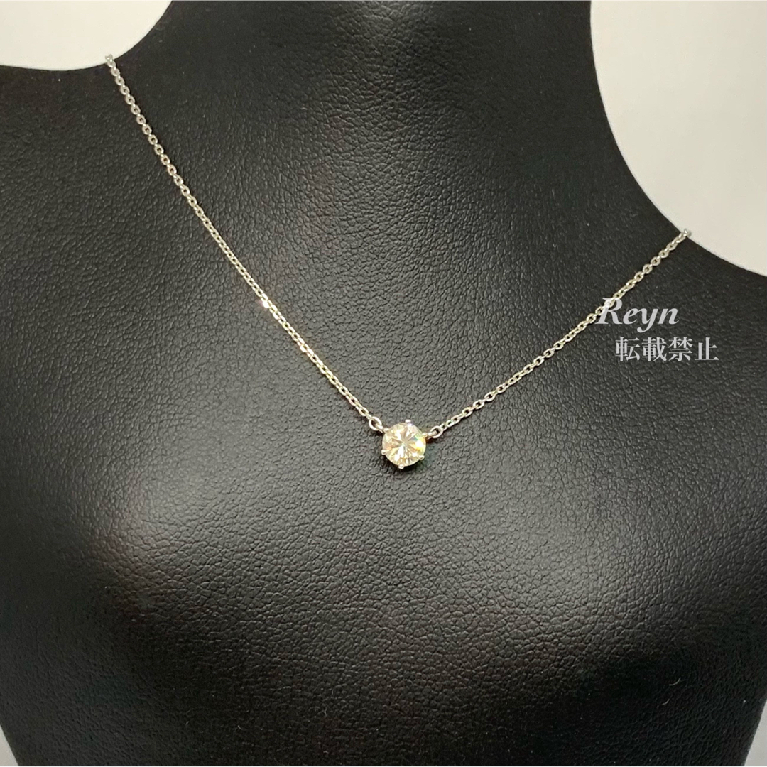 4℃(ヨンドシー)の[新品仕上済] 4℃ プラチナ ダイヤモンド 0.358ct 一粒 ネックレス レディースのアクセサリー(ネックレス)の商品写真