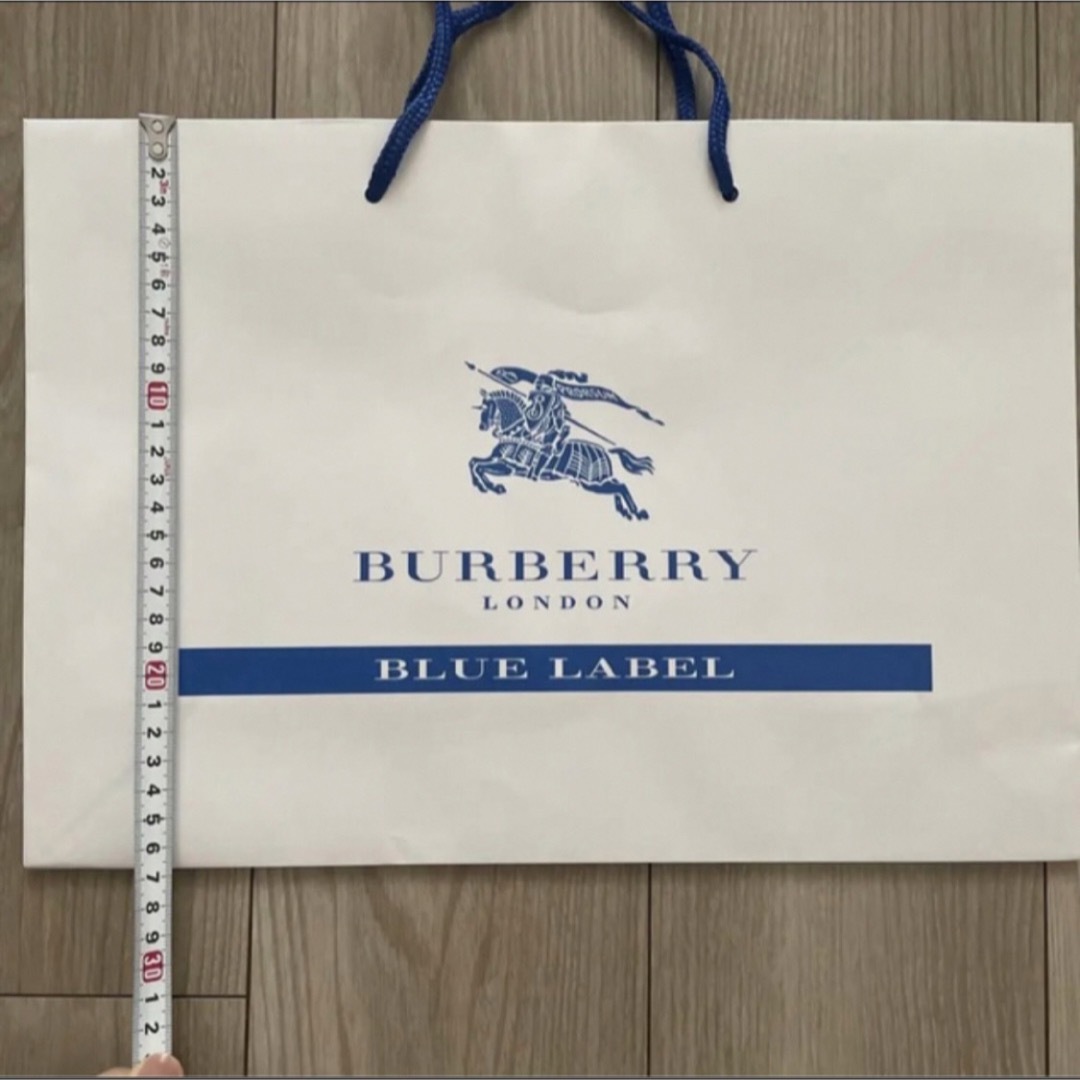 BURBERRY BLUE LABEL(バーバリーブルーレーベル)のバーバリー　ブルーレーベル　ブランドショップ袋　紙袋　BURBERRY レディースのバッグ(ショップ袋)の商品写真