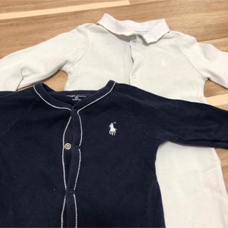 ラルフローレン(Ralph Lauren)のラルフローレン ベビー服2着セット ロンパース 70サイズ 男の子ベビー(カバーオール)