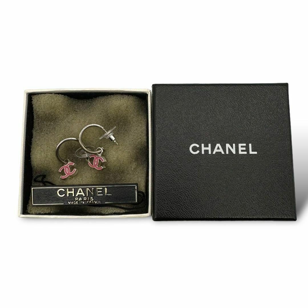 CHANEL(シャネル)の正規品 CHANEL 2711 シャネル ココマーク ピアス ピンク シルバー その他のその他(その他)の商品写真