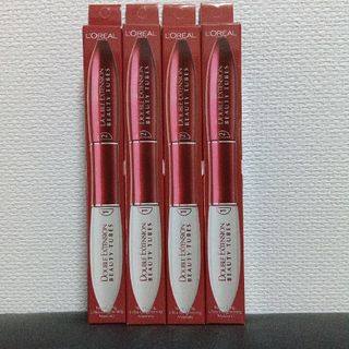 ロレアルパリ(L'Oreal Paris)のロレアル パリ  ダブルエクステンション ビューティチューブ マスカラ  4本(マスカラ)