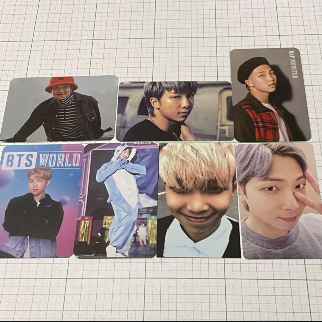 防弾少年団(BTS)(ボウダンショウネンダン)のトレカ　BTS RM 7枚セット エンタメ/ホビーのタレントグッズ(アイドルグッズ)の商品写真