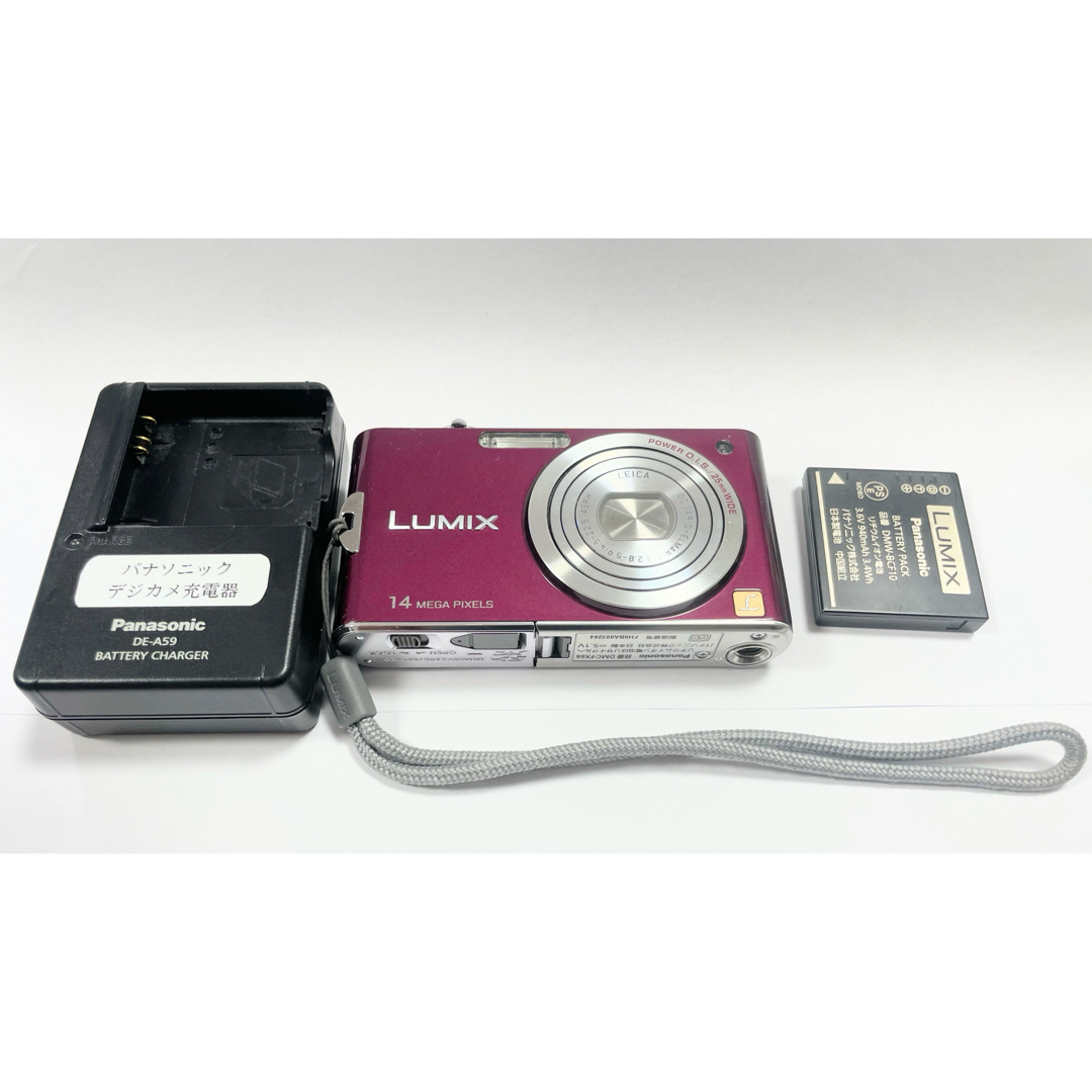 Panasonic(パナソニック)の美品　Panasonic Lumix DMC-FX66  スマホ/家電/カメラのカメラ(コンパクトデジタルカメラ)の商品写真