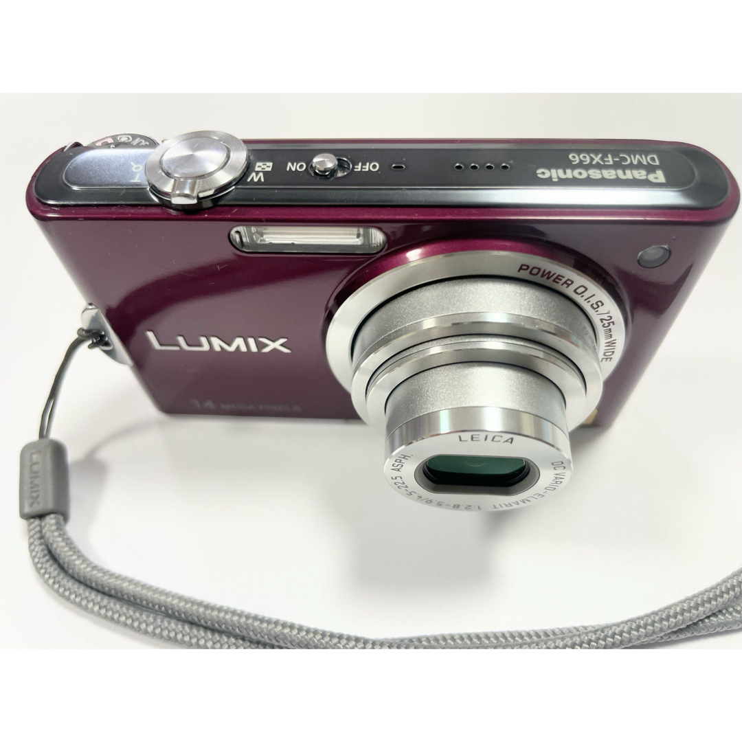 Panasonic(パナソニック)の美品　Panasonic Lumix DMC-FX66  スマホ/家電/カメラのカメラ(コンパクトデジタルカメラ)の商品写真