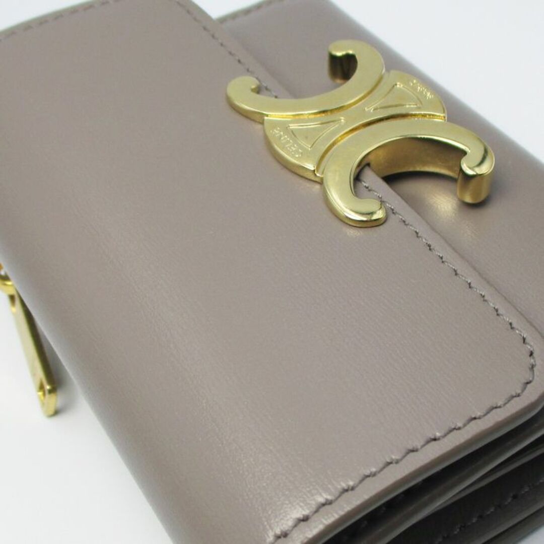 セリーヌ トリオンフ 2way コンパクトウォレット 三つ折り財布 ペブル レディースのファッション小物(財布)の商品写真