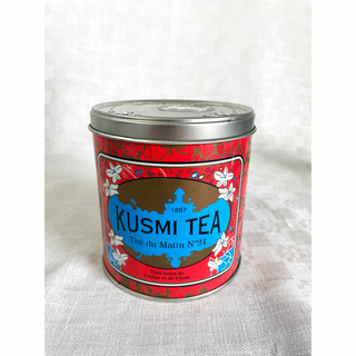 KUSMI TEA クスミティー空缶　赤い缶　250g クスミティー  (収納/キッチン雑貨)