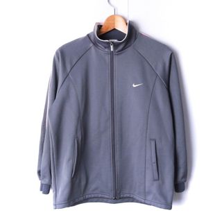 ナイキ(NIKE)のナイキ トラックジャケット FIT DRY ブルゾン スポーツウエア アウター レディース Mサイズ グレー NIKE(ブルゾン)