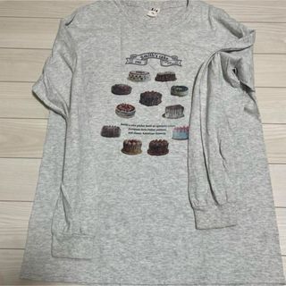 フィグロンドン(fig London)のfiglondon  ロングTシャツ ケーキ cake(Tシャツ(長袖/七分))