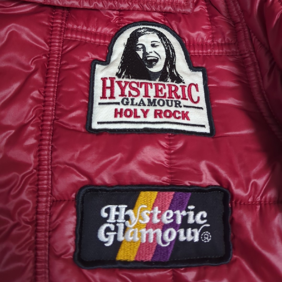 HYSTERIC GLAMOUR(ヒステリックグラマー)のヒステリックグラマー　プリマロフトフードジャケット レディースのジャケット/アウター(ダウンジャケット)の商品写真