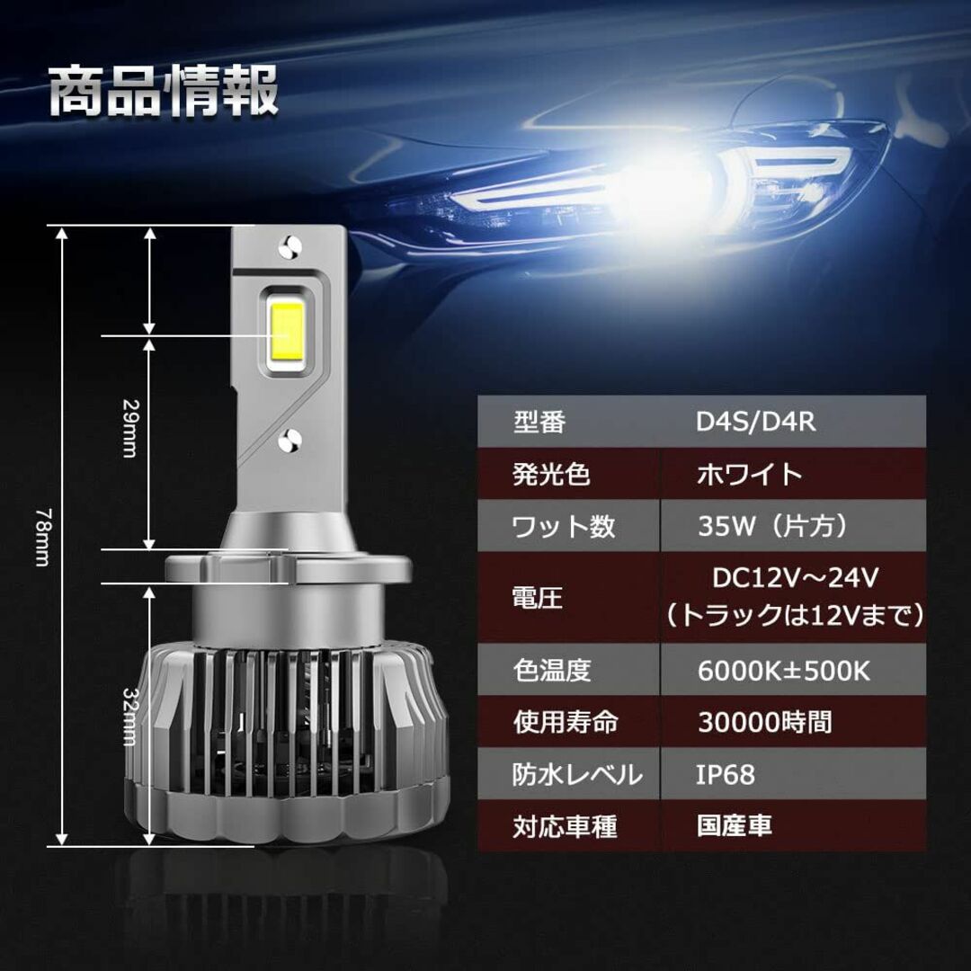 サイズ:D4SD4RSUPAREE 2022最新両方発光Dシリーズ D4R