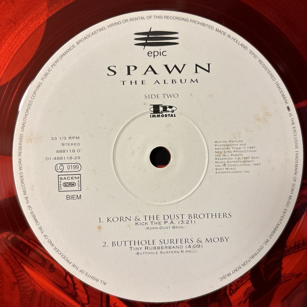 オリジナル盤 Spawn The Album レコード スポーン オリジナル エンタメ/ホビーのエンタメ その他(その他)の商品写真