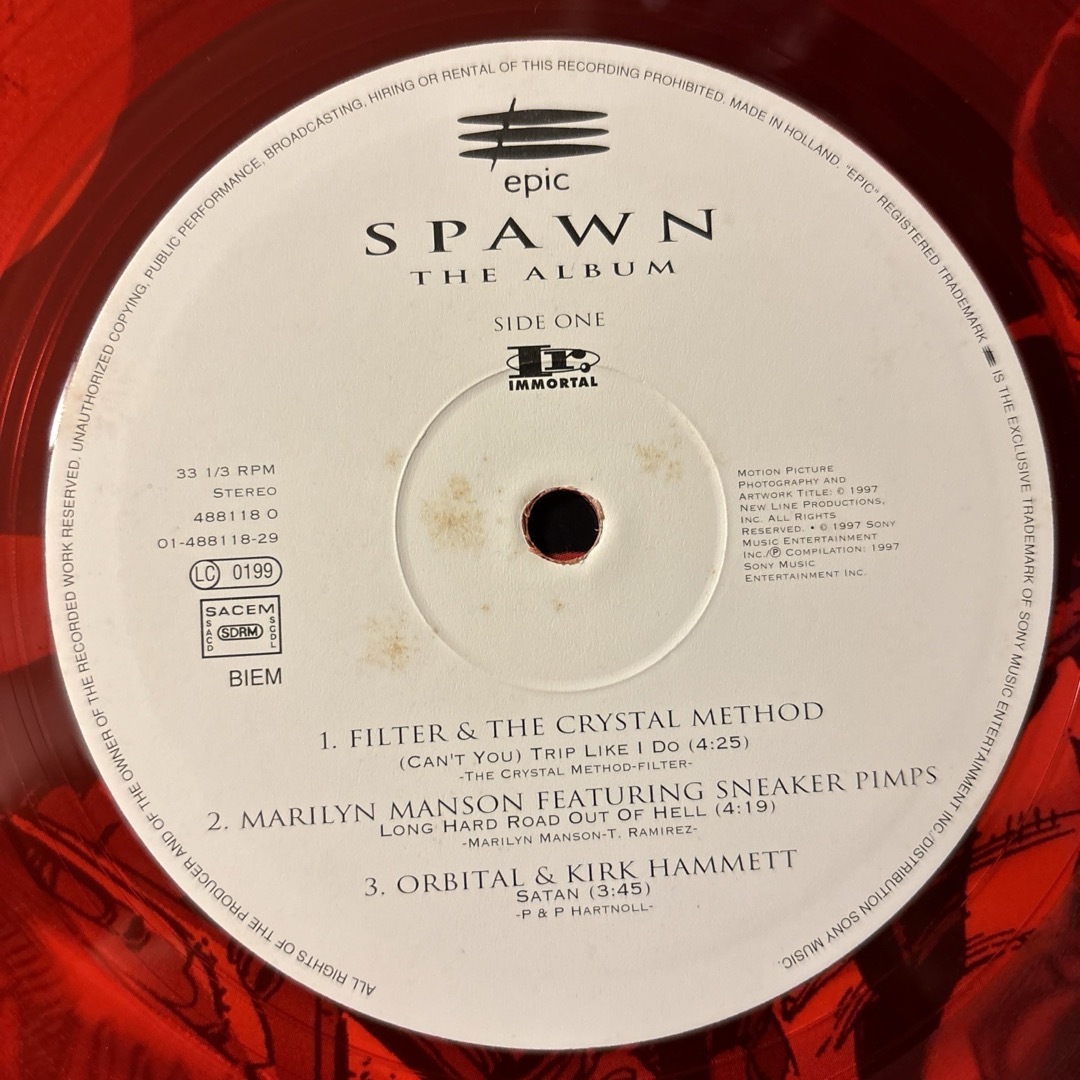 オリジナル盤 Spawn The Album レコード スポーン オリジナル エンタメ/ホビーのエンタメ その他(その他)の商品写真