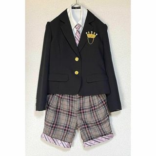 ヒロミチナカノ(HIROMICHI NAKANO)の美品　ヒロミチナカノ 5点フォーマルセット　パンツスーツ　卒業式　卒服　金ボタン(ドレス/フォーマル)