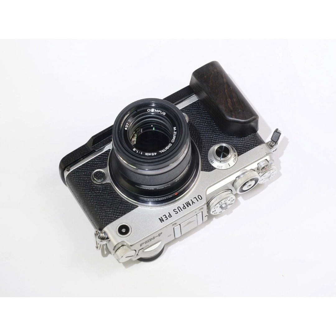 新品 OLYMPUS PEN-F用 ハンドグリップ (黒檀/アルミニウム)の 新品 OLYMPUS PEN-F用 ハンドグリップ (黒檀/アルミニウム)の