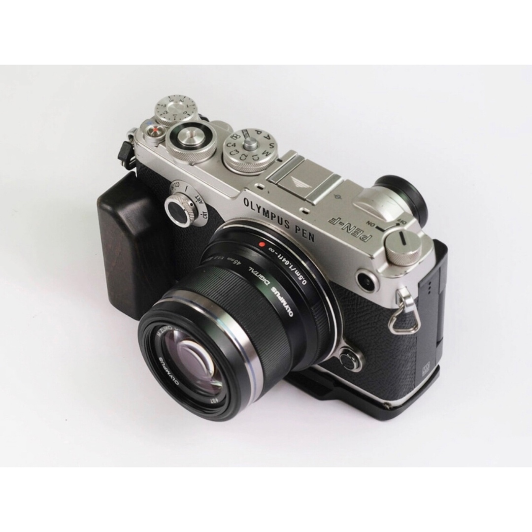 新品 OLYMPUS PEN-F用 ハンドグリップ (黒檀/アルミニウム)の 新品 OLYMPUS PEN-F用 ハンドグリップ (黒檀/アルミニウム)の