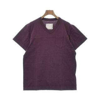 サカイ(sacai)のsacai サカイ Tシャツ・カットソー 1(S位) 紫 【古着】【中古】(Tシャツ/カットソー(半袖/袖なし))